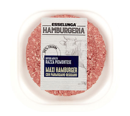maxi hamburger con parmigiano reggiano